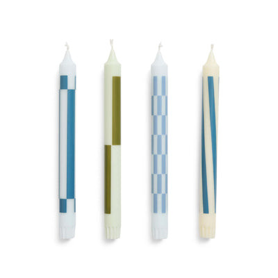 HAY Pattern Candle, Set of 4