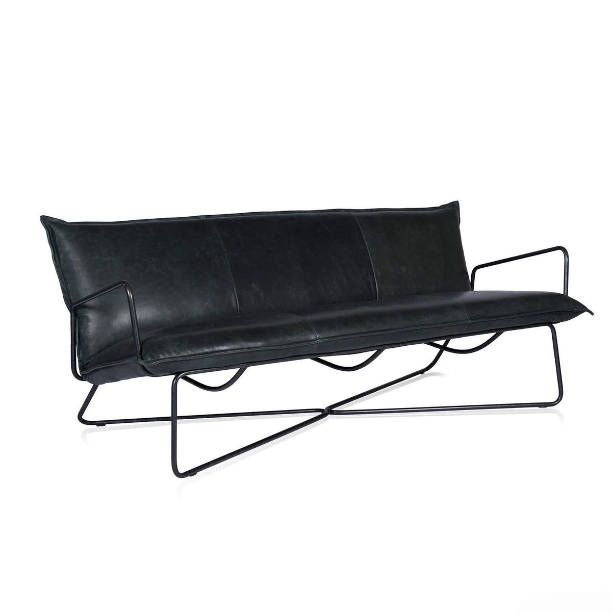 Jess Designs Earl Low Back 3 Seat Sofa with Arms