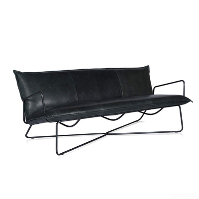 Jess Designs Earl Low Back 3 Seat Sofa with Arms