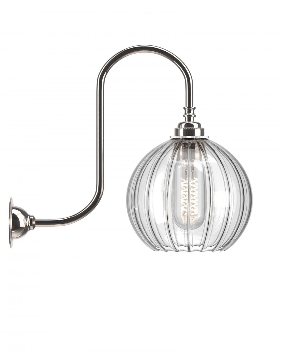Fritz Fryer Hereford Swan Neck Bathroom Wall Light
