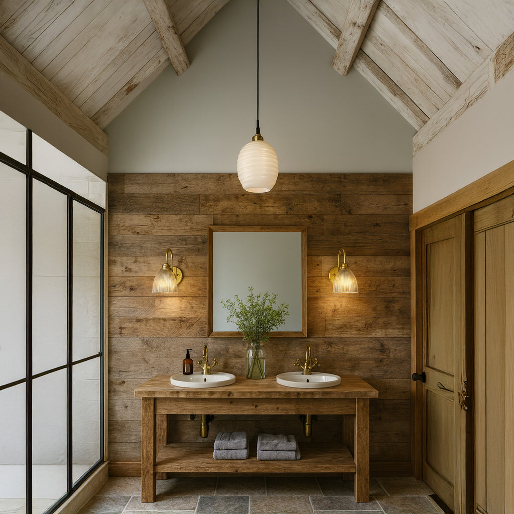 Old School Electric Beehive Pendant Light : Bathroom Version