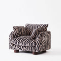 Dusty Deco Miles Armchair Zebra