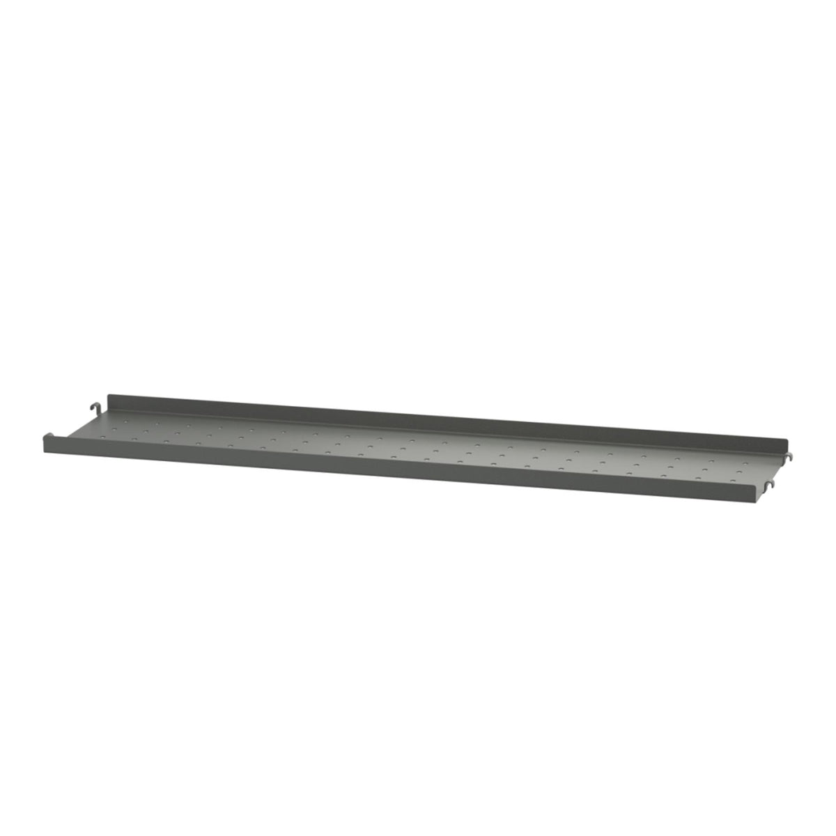 String Furniture String Metal Shelf with Low Edge