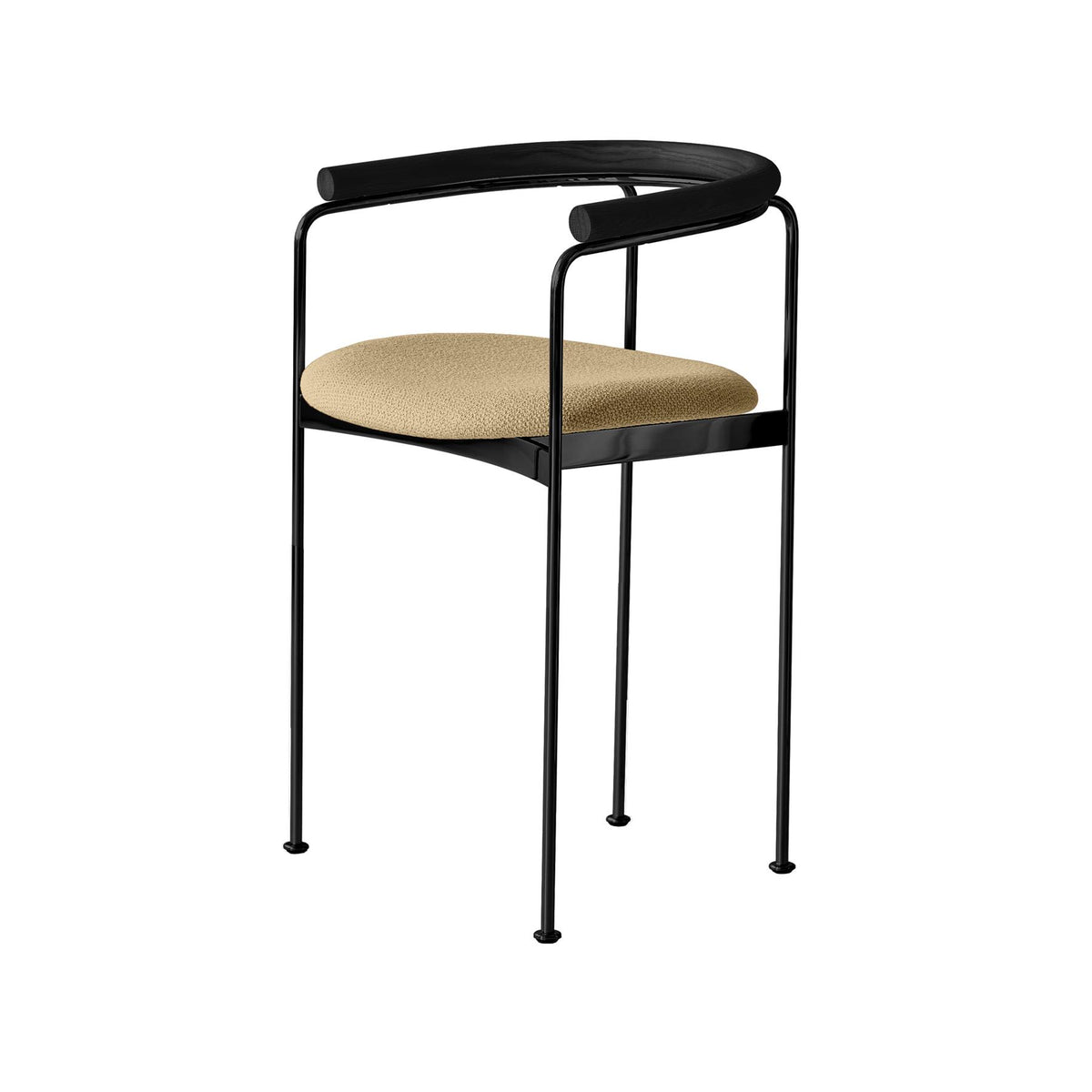 DK3 Baia Counter Stool with Wooden Back