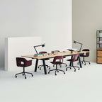 HAY Layout Chair 163 with 4 Star Swivel Wheel Base