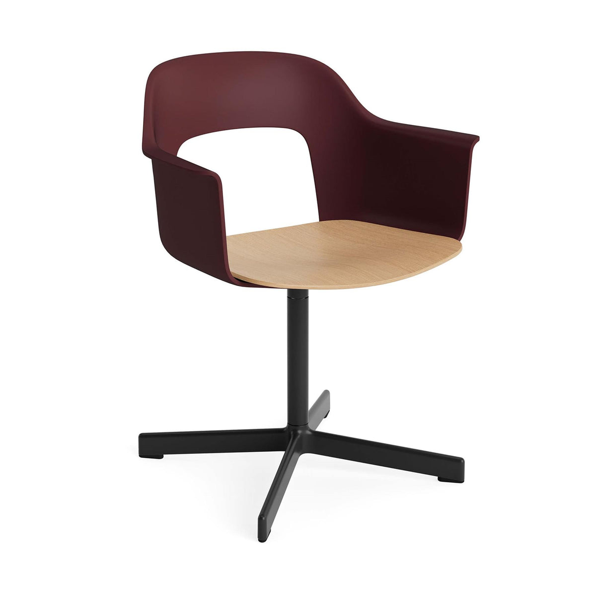 HAY Layout Armchair 232 with 4 Star Swivel Base
