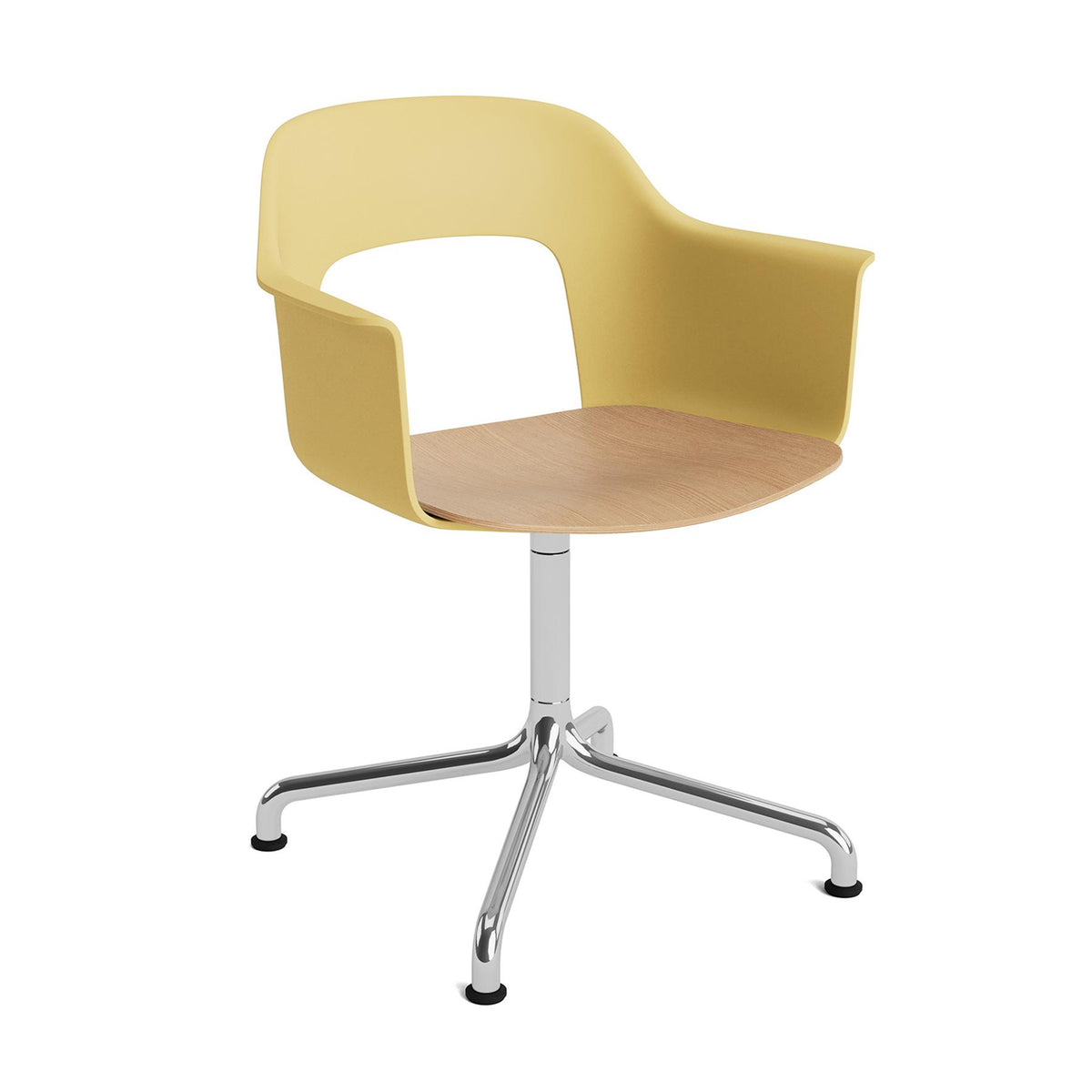HAY Layout Armchair 252 with 4 Star Swivel Arc Base