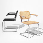 Knoll Cesca Dining Armchair Cane Seat & Back