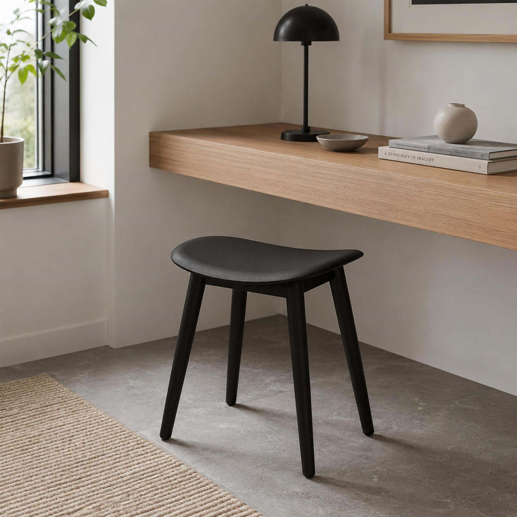 Muuto Fiber Stool with Wood Base