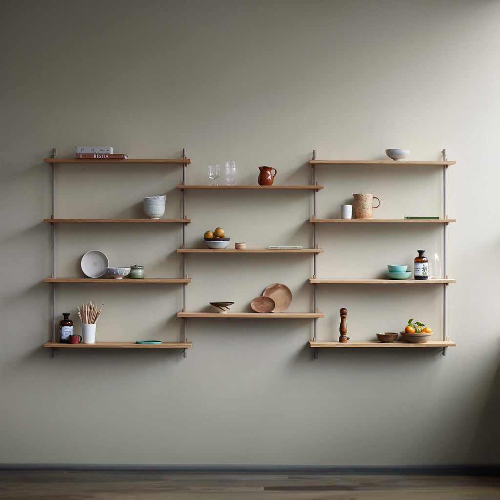 MOEBE Wall Shelving Set Triple