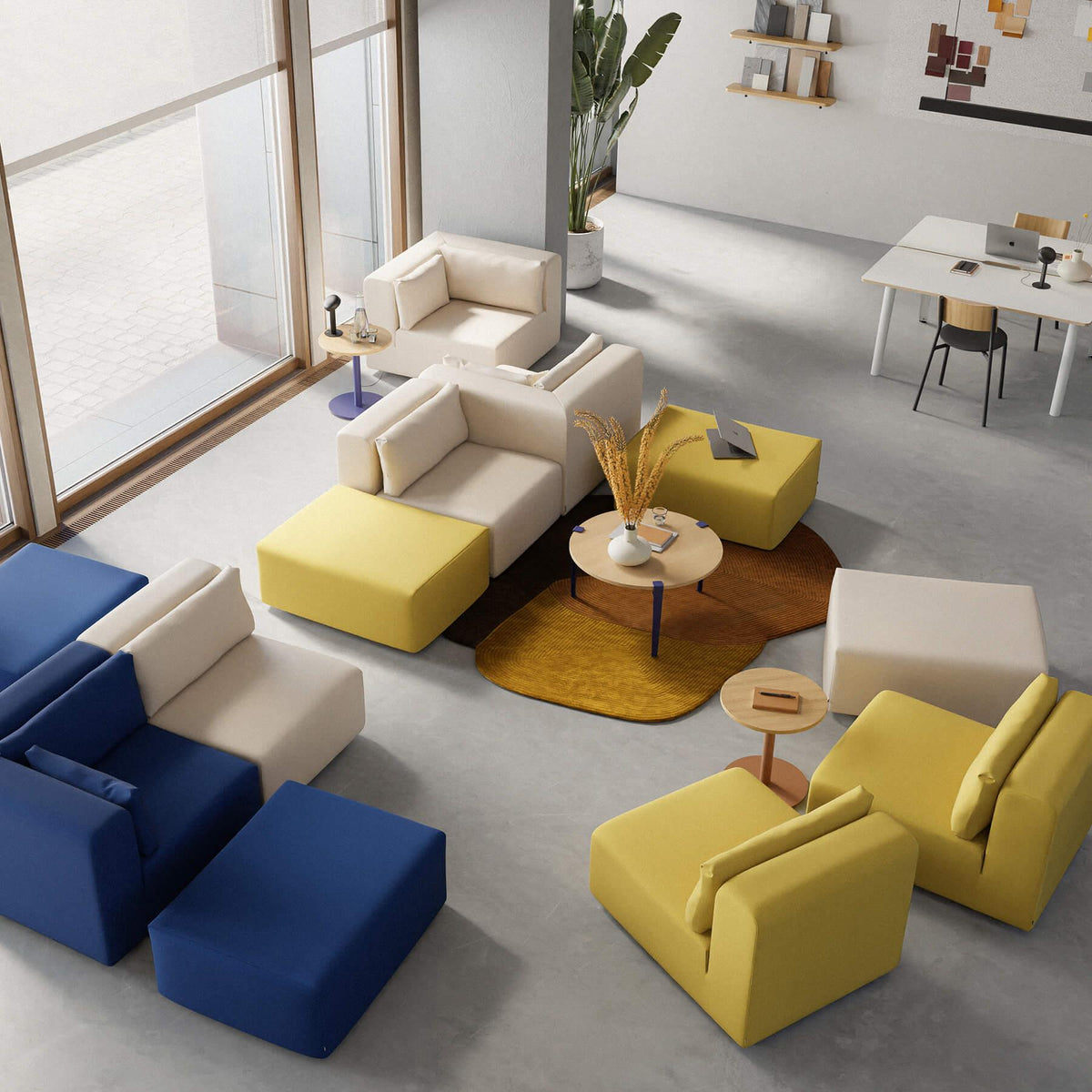 TIPTOE BRIDGE 3+ Seater Sofa - Arm Rest Left