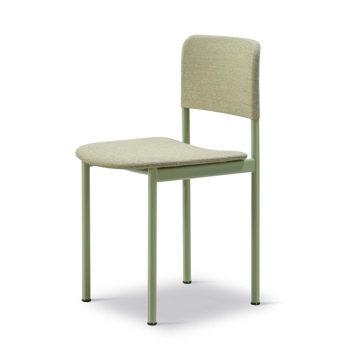 Fredericia Plan Dining Chair with Metal Legs, Fully Upholstered