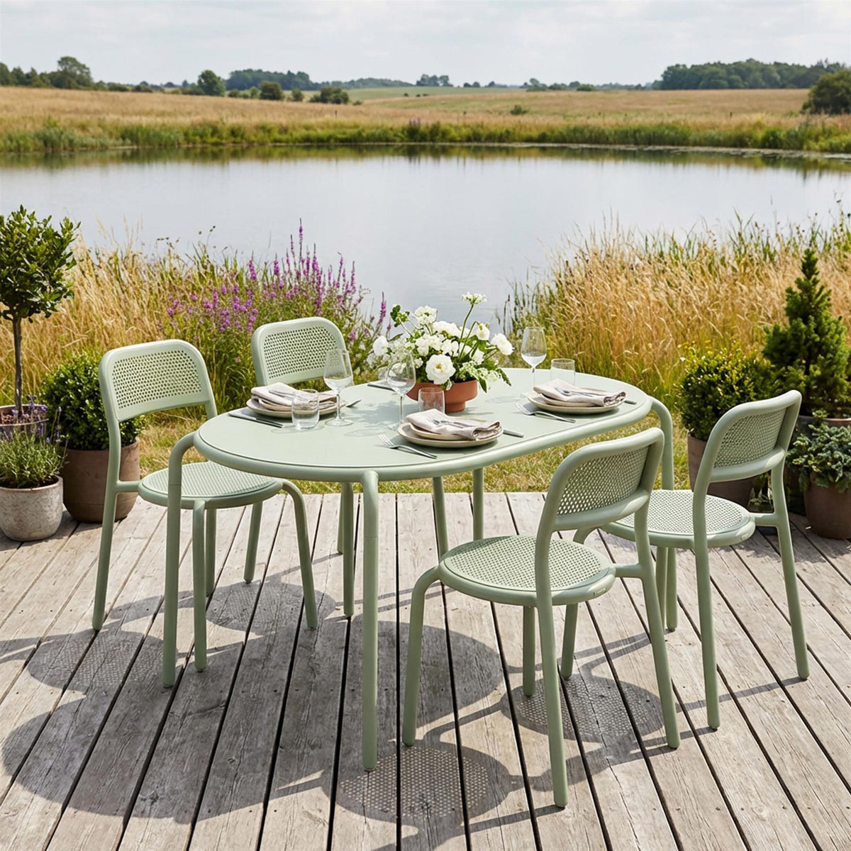 Fatboy Toni Outdoor Dining Set - Medium - Curated by Holloways of Ludlow