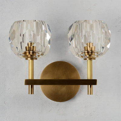 Jimmy Raiden Ball Be Crystal Sconce Double Wall Light