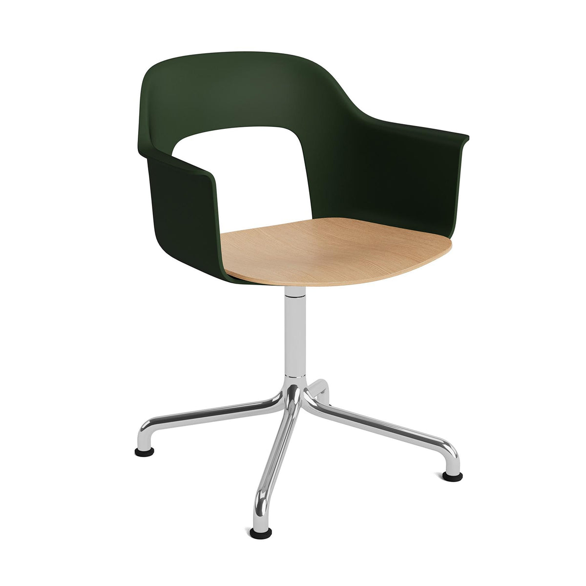 HAY Layout Armchair 252 with 4 Star Swivel Arc Base