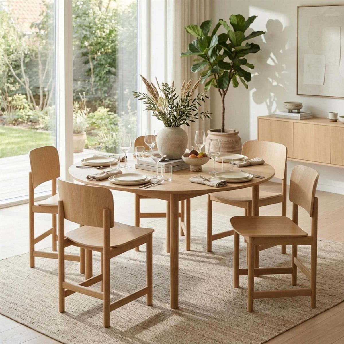 Fredericia Plan Wood Dining Chair