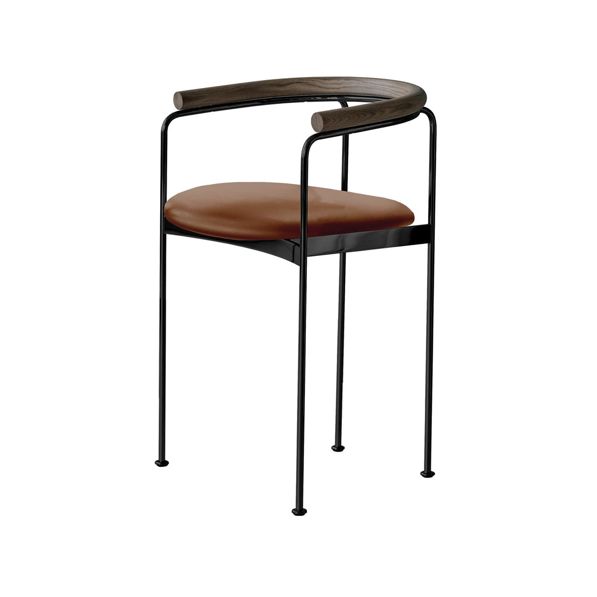 DK3 Baia Counter Stool with Wooden Back