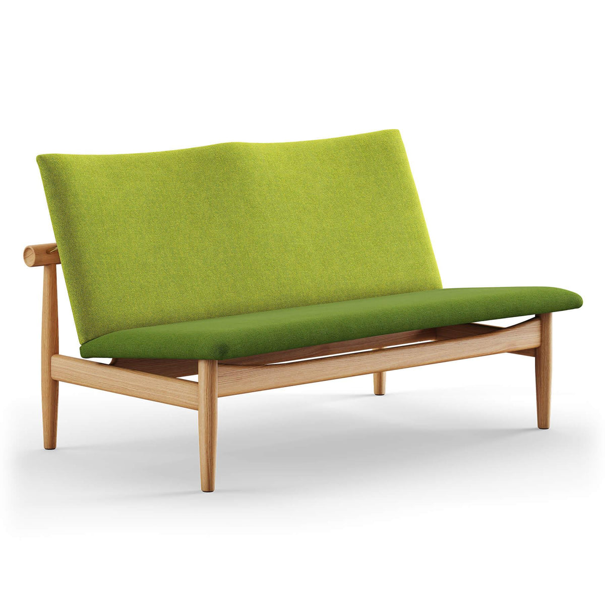 Finn Juhl The Japan 2 Seater Sofa in Dark Oiled Oak