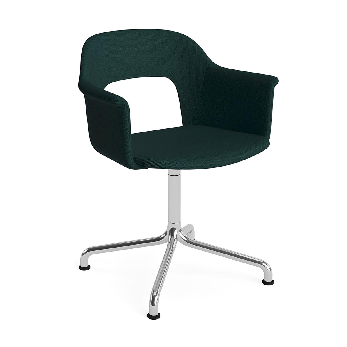 HAY Layout Armchair 254 with 4 Star Swivel Arc Base