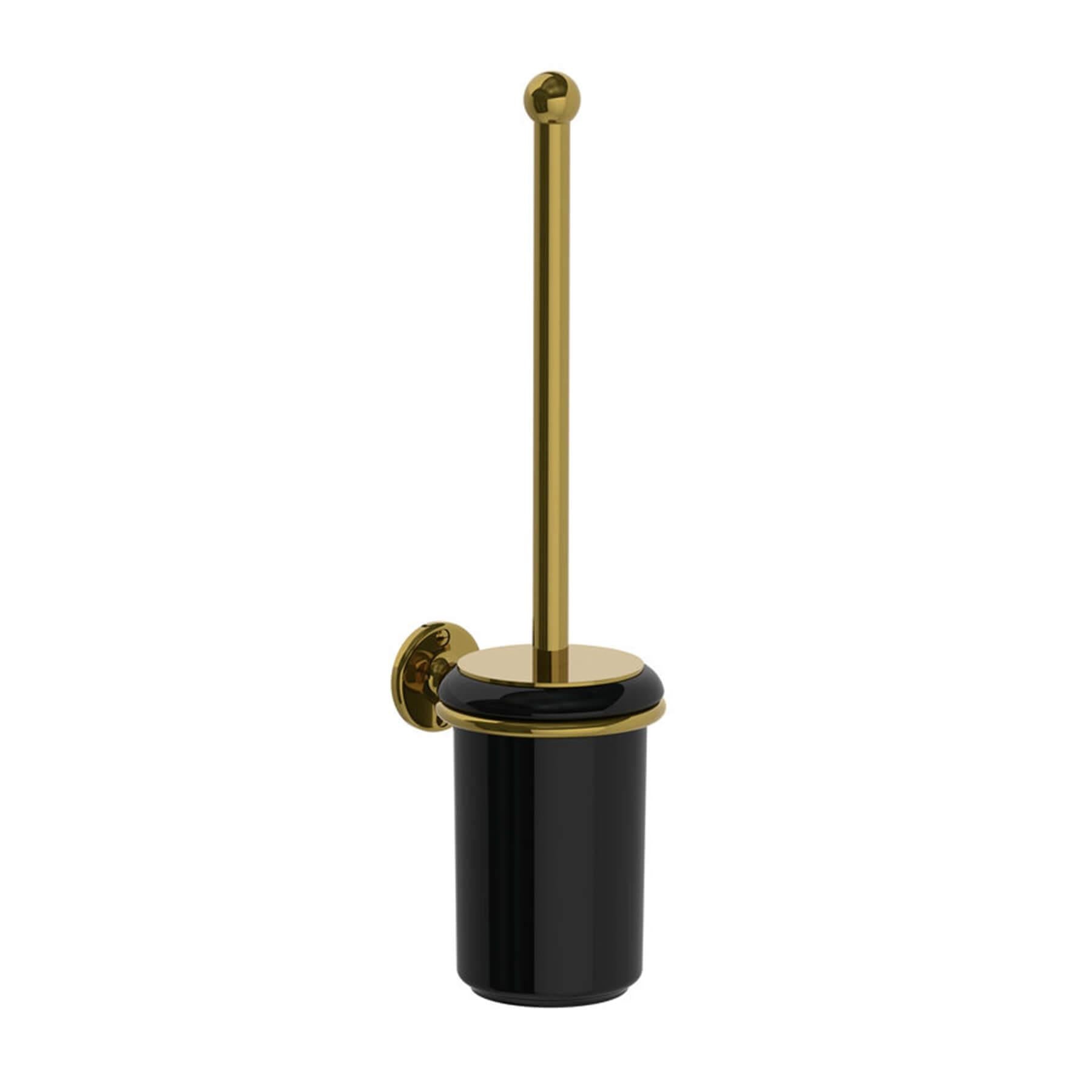 Lefroy Brooks Classic Wall Mounted Ceramic Pot & Brush 4503