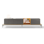 Treku Lauki Sideboard with Base - Natural Oak, Graphite & Ochre