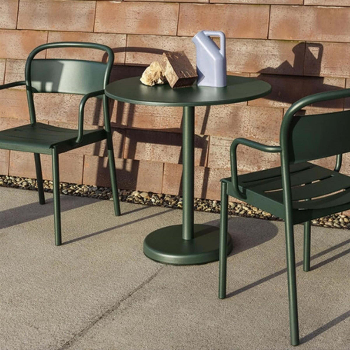 Muuto Linear Round Steel Cafe Table