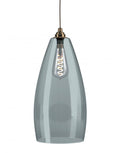 Ex-Display Fritz Fryer Upton Pendant Light - XL, Smoked, Antique Brass