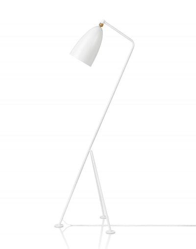 Ex-Display GUBI Grashoppa Floor Lamp - White Glossy **BERMONDSEY COLLECTION ONLY**