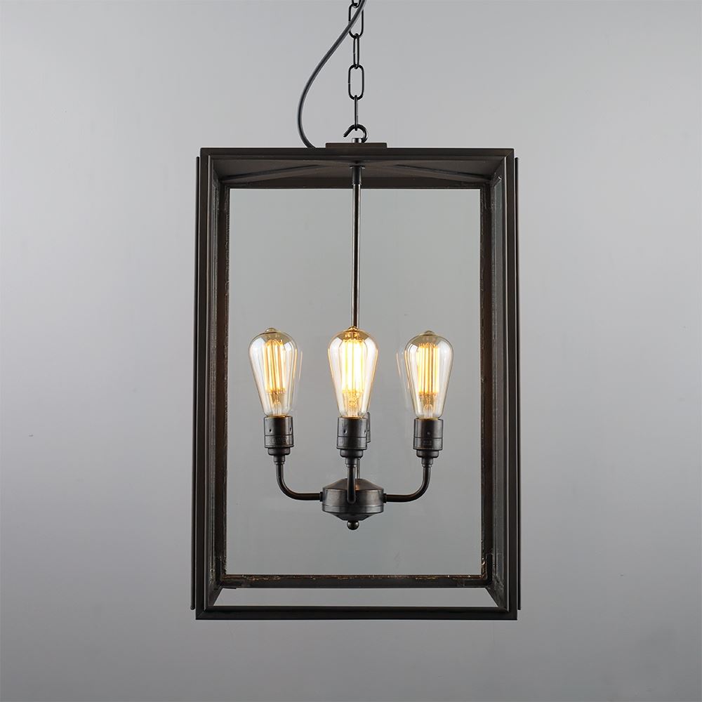 Davey Square Pendant Light, Outdoor and Bathroom Version