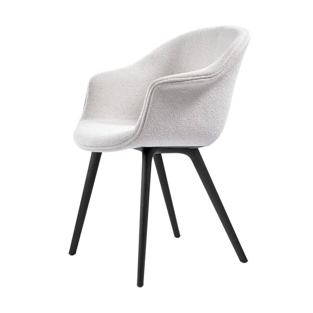 GUBI Bat Dining Chair, Full Upholstery and Plastic Legs