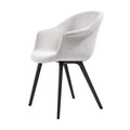 GUBI Bat Dining Chair, Full Upholstery and Plastic Legs
