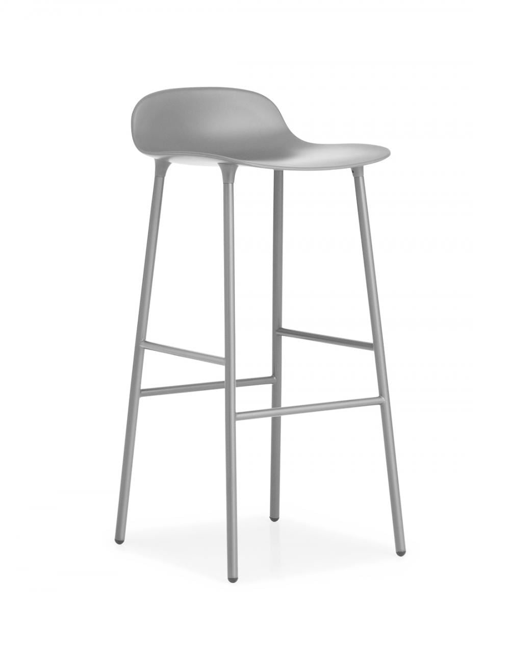 Normann Copenhagen Form Barstool - Metal Legs