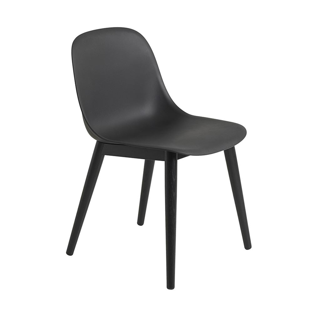 Muuto Fiber Side Chair with Wood Base