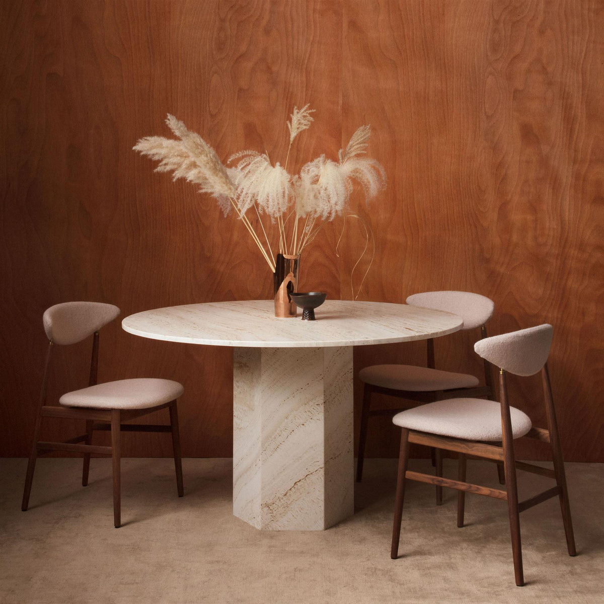 GUBI Gent Dining Chair, Fully Upholstered