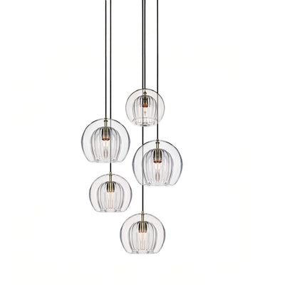 Marc Wood Pleated Crystal Cluster