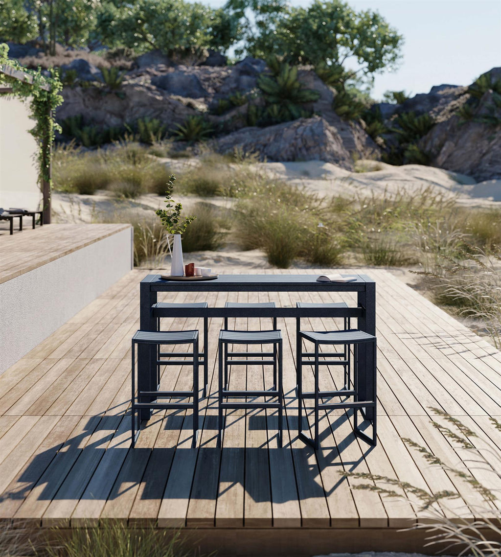 Case Furniture Eos Outdoor Backless Bar Stool