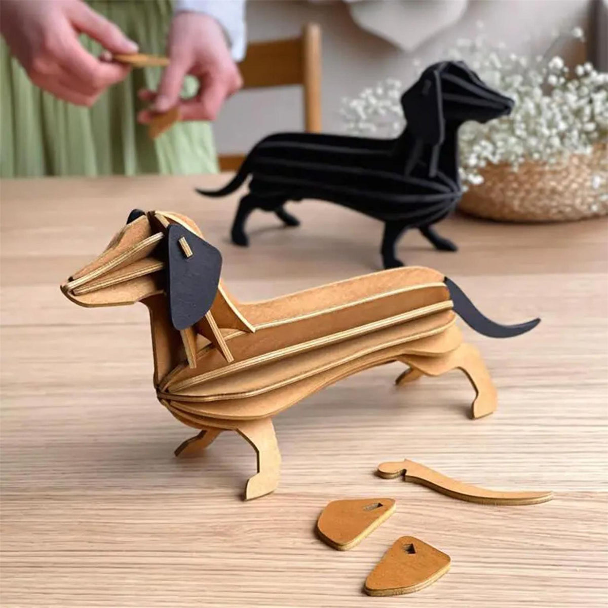 Lovi Wooden Dachshund Decoration