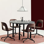 HAY Layout Chair 154 with 4 Star Swivel Arc Base