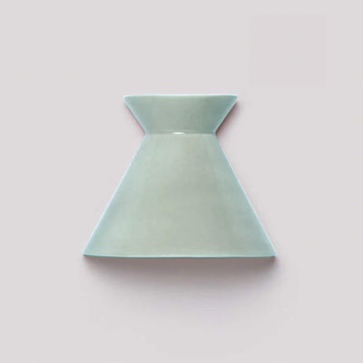 Outlet Patricia Lobo Kiro Ceramic Wall Lamp - Small, Mint Green, Hardwired to Cable in Wall