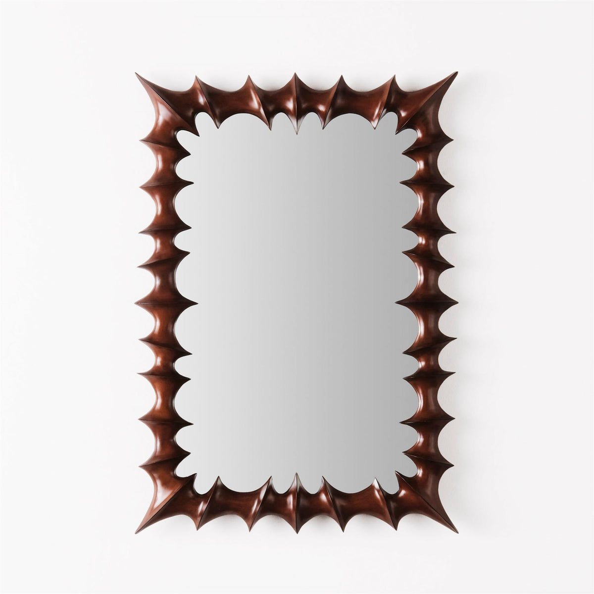 Dusty Deco Brutalist Mirror