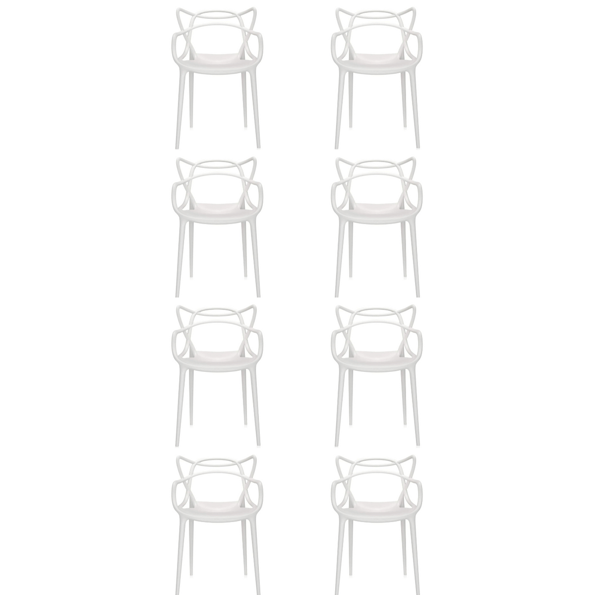 Kartell Masters Dining Chair Set
