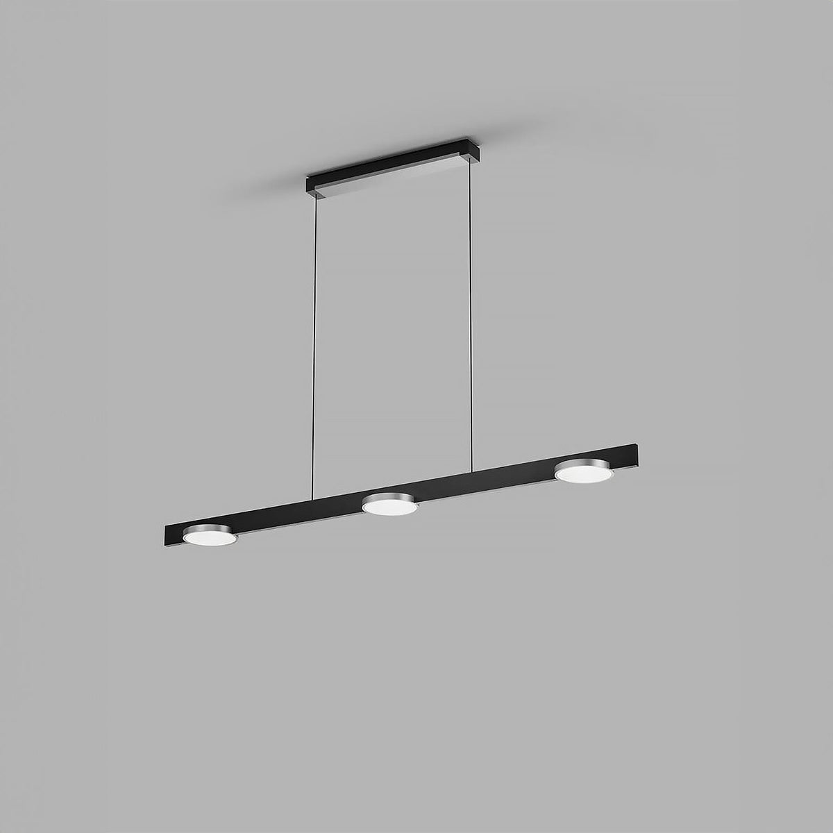 Inlay Linear Disc Pendant Light