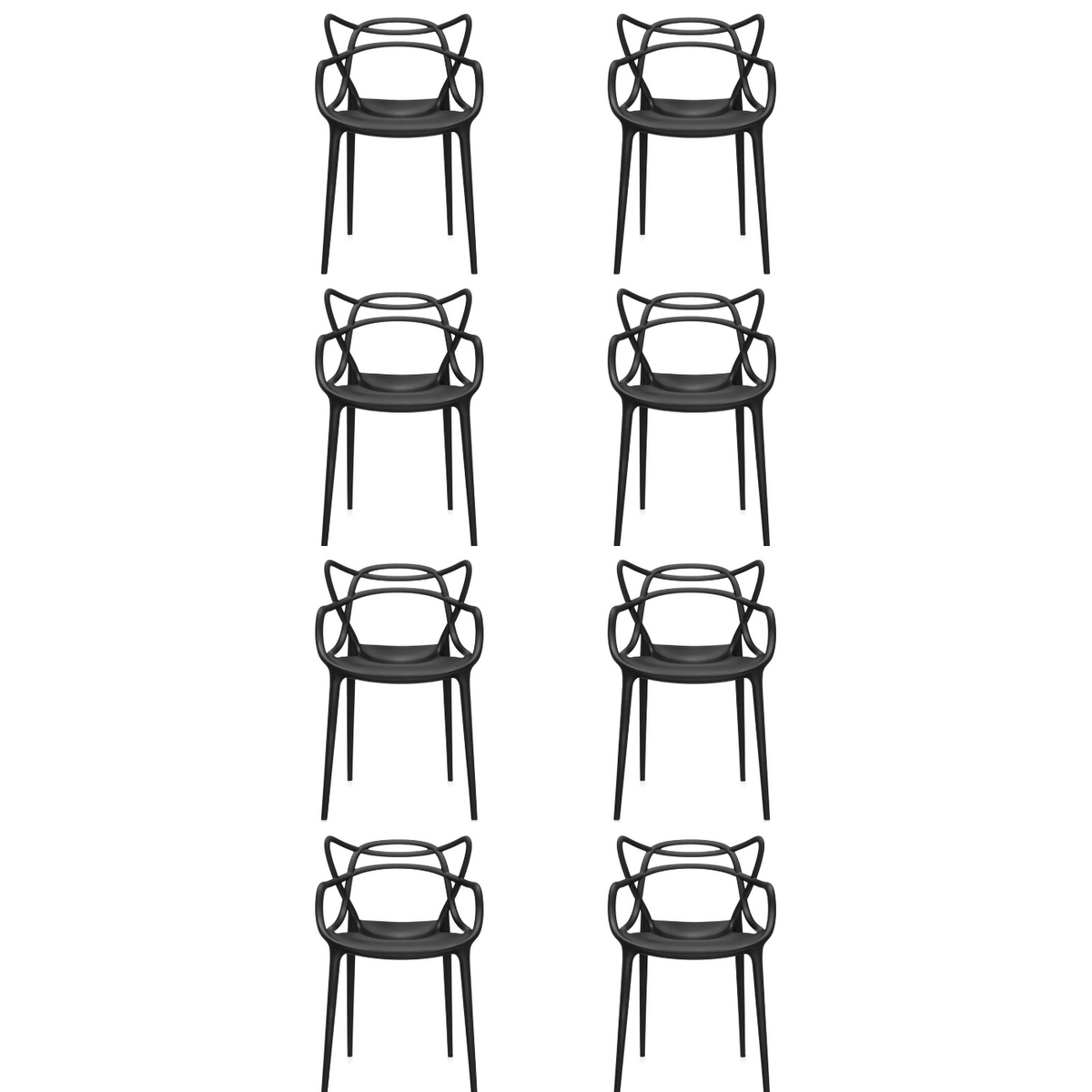 Kartell Masters Dining Chair Set