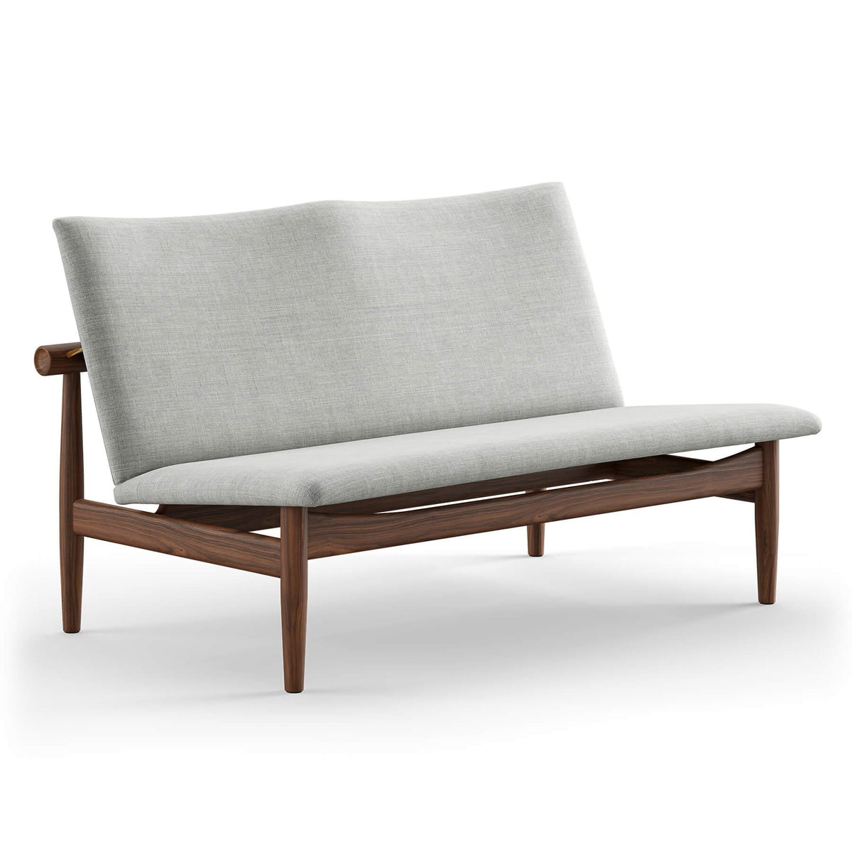 Finn Juhl The Japan 2 Seater Sofa in Walnut