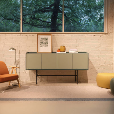 Treku Aura Open Frame High Credenza, Forest, Mint