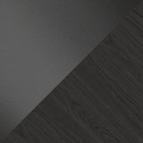 Black ash with black leather