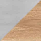 Oiled oak and aluminium
