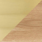 White & Oak Canopy with Brass Fittings