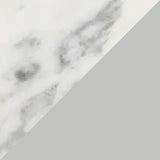 Carrara white marble, satin chalk white