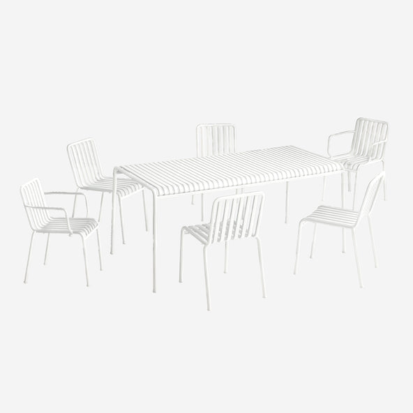 HAY Palissade Dining Collection Large Cream White